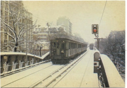 CPSM - Format 10,5 X 15  Cm - "  COLLECTION CHIC ET CHOC " - Métro Sprague Thomson -(1908) - Metro