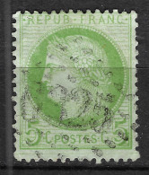 FRANCE Classique, B Obl. GC:  6325 (Marseille,BdR,1) Sur Y&T 53 - 1871-1875 Ceres