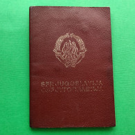 YUGOSLAVIA - PASSPORT - 1974, Visas USA, Israel, Greece, Afghanistan??...complete Passport (pro3) - Documentos Históricos