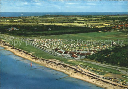 72176749 Sahlenburg Fliegeraufnahme Strand Altenbruch - Cuxhaven