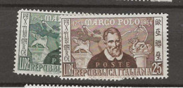 1954 MNH  Italy Mi 914-15 Postfris** - 1946-60: Mint/hinged