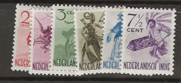 1941 MH Nederlands Indië  NVPH 298-303 - India Holandeses