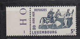 Luxemburg Aide Aux Refugies VAR  619c ** Mnh (59960B) - Variedades & Curiosidades