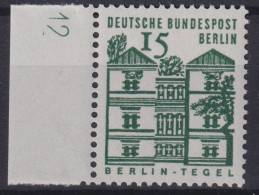 Berlin 243 DZ Druckerzeichen Rand Bauwerke Luxus Postfrisch MNH Kat.-Wert 60,00 - Covers & Documents