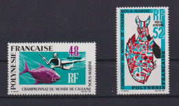 Flugpost Frankreich Französisch Polynesien 94-95 Sport Unterwasserjagd Kat 100,- - Covers & Documents