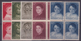 Niederlande 707-711 Voor Het Kind Viererblock Luxus Postfrisch Kat-Wert 56,00++ - Unused Stamps