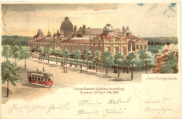 Dresden - Gartenbau Aussellung 1900 - Litho - Dresden