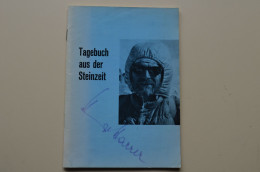 Signed  Heinrich Harrer Rare Tagebuch Aus Der Steinzeit Tibet Himalaya Mountaineering Escalade Alpinisme - Libros Autografiados