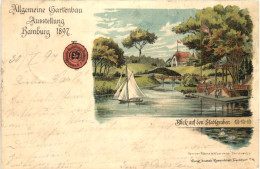 Hamburg - Gartenbau Aussellung 1897 - Litho - Autres & Non Classés