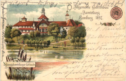 Hamburg - Gartenbau Aussellung 1897 - Litho - Otros & Sin Clasificación