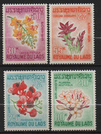 Laos - 1967  -  Fleurs -  N° 160 à 163  -  Neufs ** - MNH - Laos