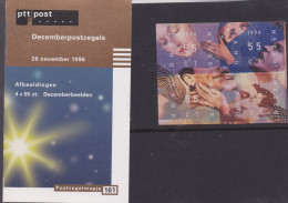 NEDERLAND, 1996, MNH Zegels In Mapje, December Zegels , NVPH Nrs. 1702-1705, Scannr. M161 - Unused Stamps