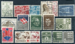 DENMARK 1969 Complete Issues Used Michel 474-90 - Oblitérés