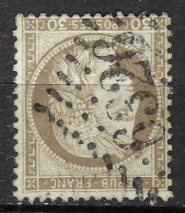 FRANCE Classique, B Obl. GC:  6326 (Marseille,BdR,1) Sur Y&T 56 - 1849-1850 Cérès