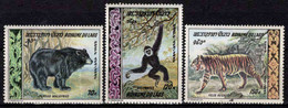 Laos - 1969 - Animaux Sauvages - PA 59 à 61  -  Neufs ** - Laos