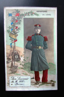 Cpa Militaire "Soldat  Du 105 ème Régiment D' INFANTERIE De LIGNE - Bon Souvenir !!!!!" - Uniforms