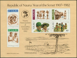 Nauru 1982 SG262 Scouts MS MNH - Nauru