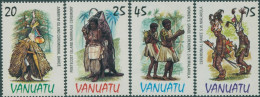 Vanuatu 1985 SG398-401 Traditional Costumes Set MNH - Vanuatu (1980-...)