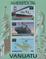 Vanuatu 1986 SG437 Ameripex 86 MS MNH - Vanuatu (1980-...)
