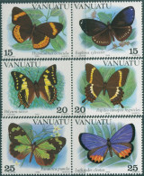 Vanuatu 1983 SG355-360 Butterflies Set MNH - Vanuatu (1980-...)