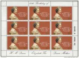 Samoa 1980 SG572 50s Queen Mother 80th Birthday Sheetlet MNH - Samoa (Staat)