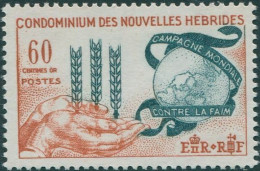 New Hebrides French 1963 SGF107 60c Freedom From Hunger MNH - Other & Unclassified