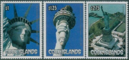 Cook Islands 1986 SG1072-1074 Statue Of Liberty Set MNH - Cook
