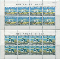 New Zealand 1964 SG823b Silver Gulls And Penguins Set Of 2 MS MNH - Other & Unclassified