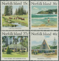 Norfolk Island 1987 SG409-412 Scenes MNH - Ile Norfolk