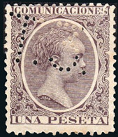 Madrid - Perforado - Edi * 226 - "T.3." (Telégrafos) - Unused Stamps