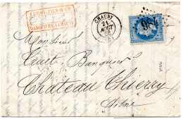 Aisne - LAC Affr N°29A (var Planchage, Voir 114B2) Obl GC 984 - Tàd Type 15 Chauny - 1849-1876: Klassik