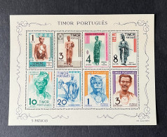 (Tv) Timor 1948 Natives Bloco 1 - MNH - Timor