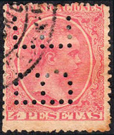 Madrid - Perforado - Edi O 227 - "BE" (Banco) - Used Stamps