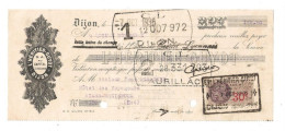 Lettre De Change  L'HERITIER-GUYOT  DIJON ) 1936     (1793) - Bills Of Exchange