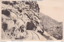 Views Of The Argentine Republic Series, Pacific Railroad, Andes Mountains Scene Canc Panama Pacific Exp 1915 - Argentine