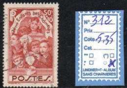 FRANCE OBLITÉRÉ - N° 312 - Used Stamps