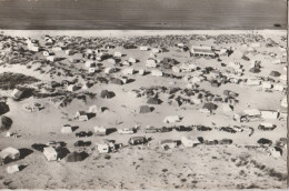 CPSM 30 LE GRAU DU ROI VUE AERIENNE SUR LE CAMPING - Le Grau-du-Roi