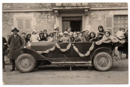 Hostun. Autocar Décoré. Jour De Fête. Carte Photo - Sonstige & Ohne Zuordnung