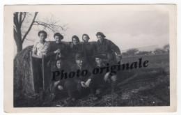 Photo Originale - Militaires Soldats Chasseurs Alpins Bidasses Armée Guerre - Année Lieu ? - Montagne - Guerra, Militares