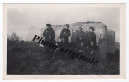 Photo Originale - Militaires Soldats Chasseurs Alpins Bidasses Armée Guerre - Année Lieu ? - Montagne - War, Military