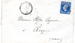 Aisne - LSC Affr N° 22 Obl GC 1524 Tàd Type 22 Folembray - 1849-1876: Période Classique