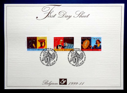 1999...3 TIMBRES...LE CHOCOLAT BELGE - Used Stamps