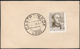 Lugo - Edi O TP 1020 - Postal Mat "Castroverde 08/06/51" - Covers & Documents