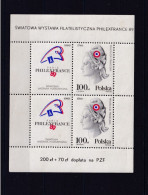 JOLI BLOC NEUF**  PHILEXFRANCE 1989 AVEC TIMBRES POLONAIS.CURIEUX .TRES INTERESSANTS . - Unused Stamps
