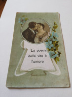 121C ) Storia Postale Cartoline, Intero, Cartolina Postale Poesia Della Vita è L'amore - Poststempel
