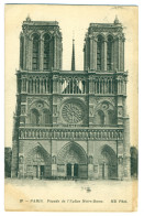 Paris, Façade De L'Eglise Notre-Dame, France - Notre-Dame De Paris