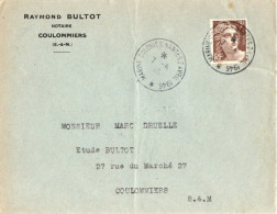 TAD Marines Colonies NANTES 7 Avril Sur Lettre - Commemorative Postmarks