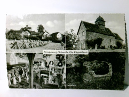 Schönberg / Schwalm. Krs. Ziegenhain. Alte Ansichtskarte / Postkarte S/w, Ungel. Ca 50 / 60ger Jahre. 4 Ansic - Other & Unclassified