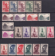 DAHOMEY - 1941 - YVERT N°120/141 ** MNH (QUELQUES PETITES VALEURS * MLH) - COTE = 35 EUR - Unused Stamps