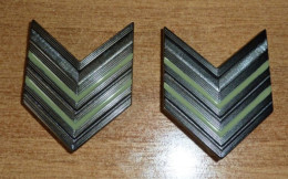 Gradi Metallo Caporalmaggiore - Esercito Italiano - Obsoleti - Italian Army Metal Ranks Obsolete (284) - Hueste